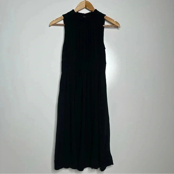 Kate Spade Black Rio Crepe Tie Back Dress Size 0 - Picture 3 of 12